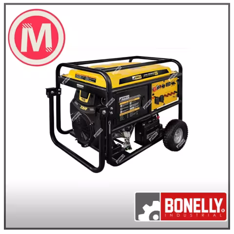 Generador Bonelly BNR-16000E2.T3 Gasolina | 13KW | Trifásico 380V / Monofásico 220V | Heavy-Duty | Línea Premium