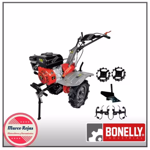 MOTOCULTOR DE 7HP GASOLINERO ROJO - BN7MOT100Q