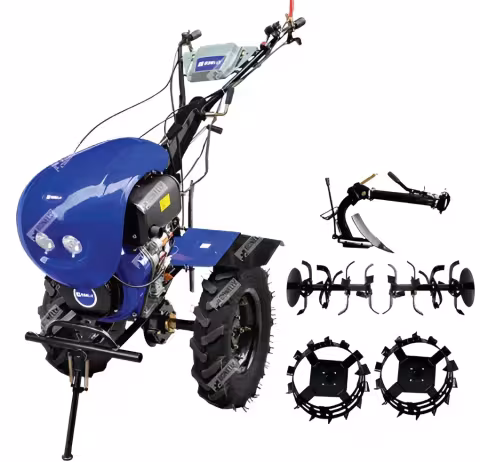 MOTOCULTOR DIESEL 18HP AZUL - BN-1350DE-18-AZ