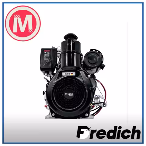 Motor Petrolero de 20 HP con Arranque Eléctrico en Color Negro - Fredich FD1100NFE