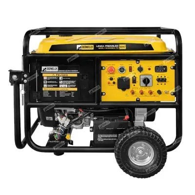 Generador Bonelly BNR-16000E2.T3 Gasolina | 13KW | Trifásico 380V / Monofásico 220V | Heavy-Duty | Línea Premium