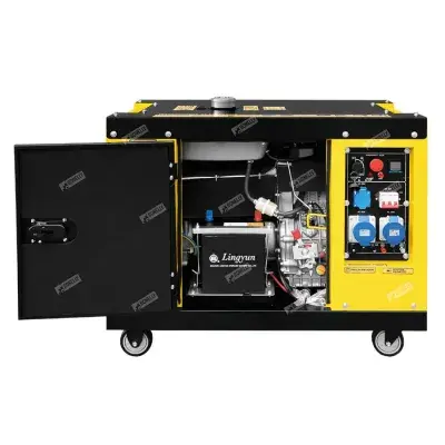 Generador Diésel Silencioso BNK-13000S.T3/380 Trifásico 380V 9KW con Pre-calentador, Arranque Eléctrico y Control Remoto – Bonelly Industrial - BNK- 13000S.T3/380