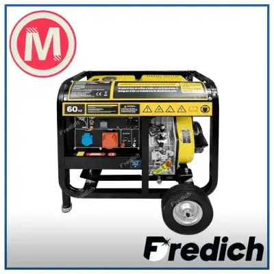 Generador Petrolero de 6.7 kW Trifásico 220V-380V - Fredich FD8000CXE-3