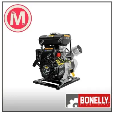 Motobomba Gasolinera Bonelly BNZ80-10 | Tipo Caracol 3x3” | Hierro 3.5HP | Línea Premium