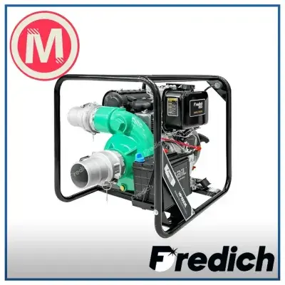 Motobomba Petrolera de Hierro Fundido Alta Presión 4x3 - 13 HP - Fredich HP100DIE-13
