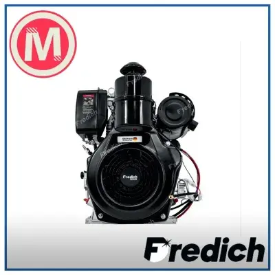 Motor Petrolero de 20 HP con Arranque Eléctrico en Color Negro - Fredich FD1100NFE