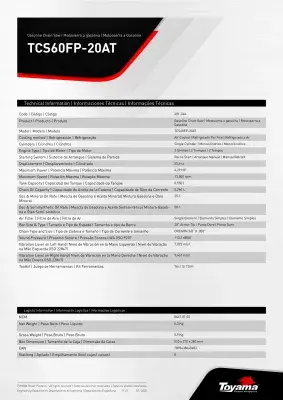 Motosierra Toyama TCS60FP Farmer Pro - 56cc 20"